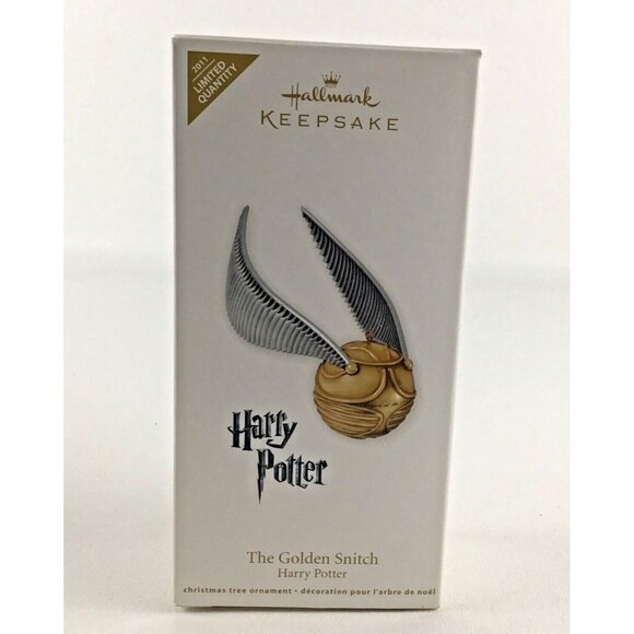 Hallmark Keepsake Christmas Ornament Harry Potter The Golden Snitch LE New 2011